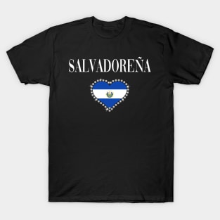 Women Camiseta Salvadorena Salvadoran Girl Women T-shirt T-Shirt